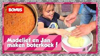 BOTERKOEK BAKKEN SNIJDT MADELIEF DE BLOEM IN STUKJES  De Nagelkerkjes 186 [upl. by Akit]