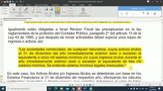 Entes obligados a tener Revisor Fiscal en Colombia [upl. by Stephana969]