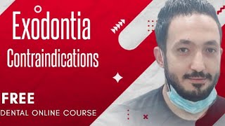 contraindications of extraction  Exodontia 2 one day oral surgery course [upl. by Emixam]