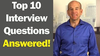 Top 10 Job Interview Questions amp Answers for 1st amp 2nd Interviews [upl. by Lraep]