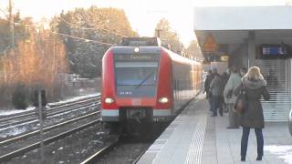 Station Planegg  Bahnstrecke MunchenStarnbergTutzingGarmisch [upl. by Liauqram]