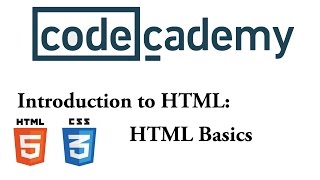 HTML amp CSS HTML Basics [upl. by Allimac]