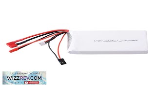 74V 5500mAh 8C 2S Lipo Battery with TTamiyaFutabaJST Connector For LOSI 5IVET Review [upl. by Nerrej]