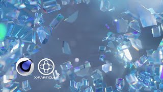 xparticles glass crack [upl. by Savart217]