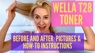 Wella T28 Toner – HowTo Use T28 with Before and After Pictures [upl. by Beeck]