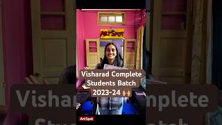 Visharad Complete Students Batch 202324  Drawing Vlog 1425  minivlog shortvideos viral [upl. by Nilla984]