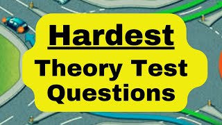 Theory Test 2024 UK The Hardest Theory Questions How To Pass UK Theory Test [upl. by Werd352]