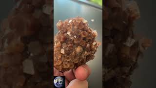 Red Aragonite Cluster minerals aragonite science highschoolscience geology [upl. by Asenev]