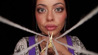 ASMR REIKI Cord Cutting AURA Energy Cleanse Personal Attention amp Visual [upl. by Hermina801]