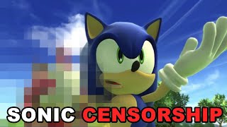 Sonic Generations Censorship Is RIDICULOUS [upl. by Yerggoeg]