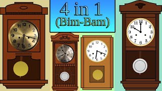 4 Clocks in One BimBam  Scratch Project 4447 [upl. by Nylear]