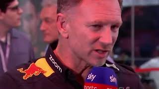 Christian Horner Post RACE INTERVIEW São Paulo Brazilian Grand Prix f1 christianhorner [upl. by Arikihs868]