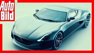 Rimac Concept One 2017  ESportler mit 1224 PS  Details [upl. by Reteid]