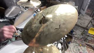 David Garibaldis Tower of Power Sabian 20quot Vault Artisan Ride Cymbal [upl. by Gardas]