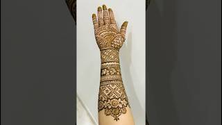 Bridal mehndi design mehndi viralvideo viralshorts shorts trending [upl. by Silevi]