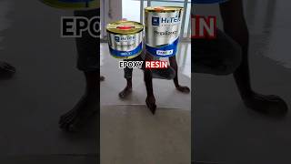 Epoxy Resin in floor😍 In just 1500rs epoxyfloors epoxy shorts [upl. by Ahsikan975]