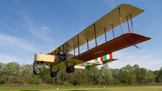 Replica Caproni Ca3 Bomber Flies [upl. by Ashil]