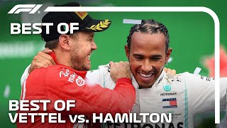 Best Of Vettel vs Hamilton in F1 [upl. by Onihc]