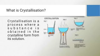 Crystallization process for purification of chemical substances 🧑‍🔬 chemicallaboratory [upl. by Ardnasak]