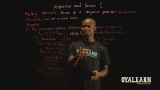 SS2  Finding the specific term of a sequence given the recurrence relation and one or more terms 3 [upl. by Anuahc]