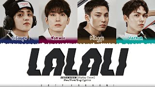 SEVENTEEN HIPHOP TEAM  LALALI Lyrics Color CodedHanRomEng [upl. by Duj925]