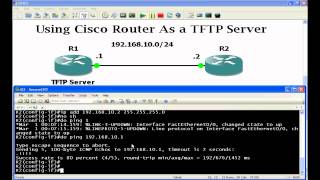 Cisco Router As TFTP Server [upl. by Addiego]