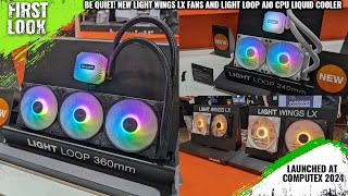 be quiet New Light Wings LX Fans And Light Loop AIO CPU Liquid Cooler Launched At Computex 2024 [upl. by Zaneski60]