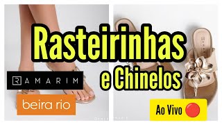 RASTEIRINHAS FEMININAS VERÃO 2025  CHINELOS LINDOS  BEIRARIO CALÇADOS E RAMARIM VERÃO 2025 [upl. by Justina]