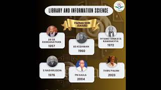 Padma Shri Award  Library and Information Science [upl. by Aicram]