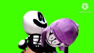 Sr Pelo Behind the scene On Green Screen Happy Halloween [upl. by Lubba616]