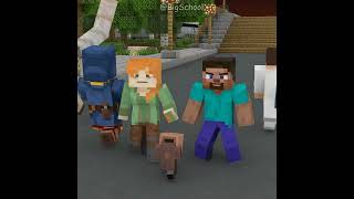 Help Steve and Alex beat the Mutant Zombie and save the villagers 👍 [upl. by Odine]