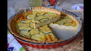 QUICHE DE CALABACÍN Y QUESO  ¡Fácil cremosa y muy rica [upl. by Ardied962]