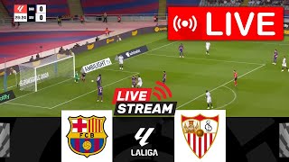 🔴LIVE FC Barcelona vs Sevilla  LaLiga 202425  Match Live Today [upl. by Nahshunn935]