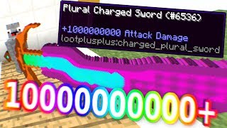 100000000 ATTACK DAMAGE SCHWERT Minecraft LUCKY BLOCK BATTLE BEDWARS [upl. by Basso]