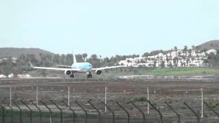 Jetairfly  B767300W OOJAP takeoff TenerifeSouth TFS 20042014 [upl. by Ednargel]