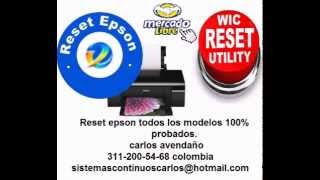 reset epson todos los modelos epson Artisan WorkForce [upl. by Shipp]