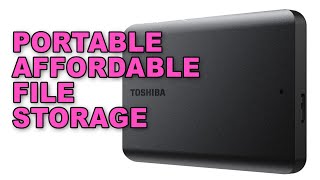 Toshiba Canvio Basics Hard Drive 1TB HDTB510EK3AA USB 32 Gen 1 Portable Hard Drive Review [upl. by Luben187]