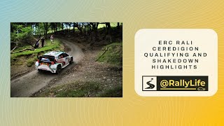 ERC RALI CEREDIGION 2024 QUALIFYING STAGE AND SHAKEDOWN HIGHLIGHTS 4K  FLAT OUT RALLY [upl. by Latreshia182]