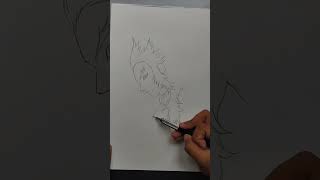 Desenho do Rengoku rengoku rengokuedit demonslayer kimetsunoyaiba drawing dibujo desenho art [upl. by Odelinda]