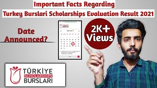 Turkey Burslari Scholarship Evaluation Result 2021  Self Study [upl. by Rafe]