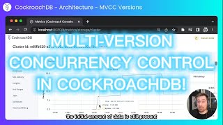 How does CockroachDB harness MVCC  Behind the Architecture of CockroachDB DEMO [upl. by Enelav]