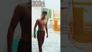 2023 TO 2024 BODY TRANSFORM NATURAL motivation gymlife fitness [upl. by Leahicm]