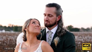 Stokes Family Farm Wedding  Jessica  Jesse in 4K [upl. by Attevaj535]