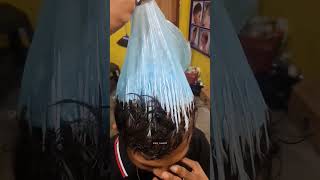 BLEACHING HAIR STYLE bleachinghair hairstyle barbershop hairstyle hairwigacademy haircut [upl. by Hertz]