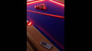 Bar Billiard Pool Table Bumper LED RGB Color Changing Lights [upl. by Intruoc]