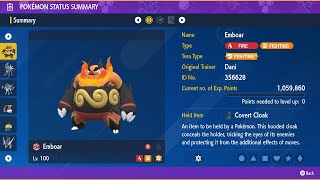 Emboar  Solo  7 Star Infernape Raid  Pokemon ScarletViolet [upl. by Tamberg]