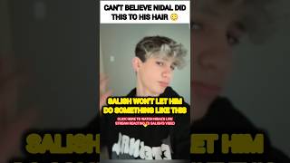 CANT BELIEVE Nidal Wonder did this to his hair😭😳 nalish shorts trending funny video tiktok [upl. by Harmonie]