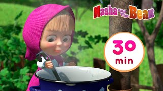 Masha and the Bear 🤣🤸 YES ITS RECESS 🤸🤣 Best 30 min ⏰ cartoon collection 🎬 Jam Day День варенья [upl. by Arukas]