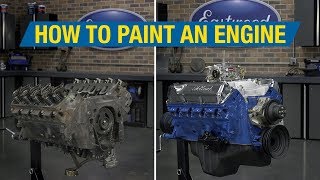 How to Paint an Engine  2K AeroSpray High Temp Paint amp Metal Blackening System  Eastwood [upl. by Barbra525]