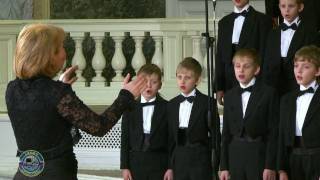 Lacrimosa from Requiem Mozart Piano  Moscow Boys Choir DEBUT [upl. by Rainah]